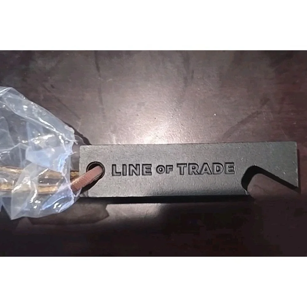 Line Of Trade‎ Bottle Opener Keychain Solid Steel Heavy Advertising Keyring
